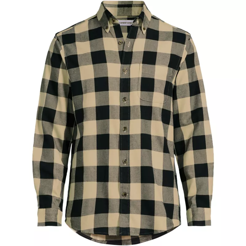 Men's Long Sleeve Flagship Flannel Shirt, Front