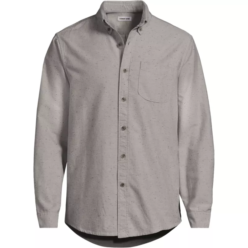 Men's Long Sleeve Flagship Flannel Shirt, Front