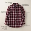 Men's Long Sleeve Flagship Flannel Shirt