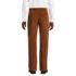 Men's Corduroy Comfort Waist Classic Fit Plain Front Pant, Back