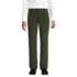 Men's Corduroy Comfort Waist Classic Fit Plain Front Pant, Front