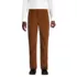 Men's Corduroy Comfort Waist Classic Fit Plain Front Pant, Front