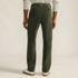 Men's Corduroy Comfort Waist Classic Fit Plain Front Pant, Back