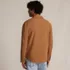 Men's Long Sleeve Knit Workwear Waffle Shirt, Back