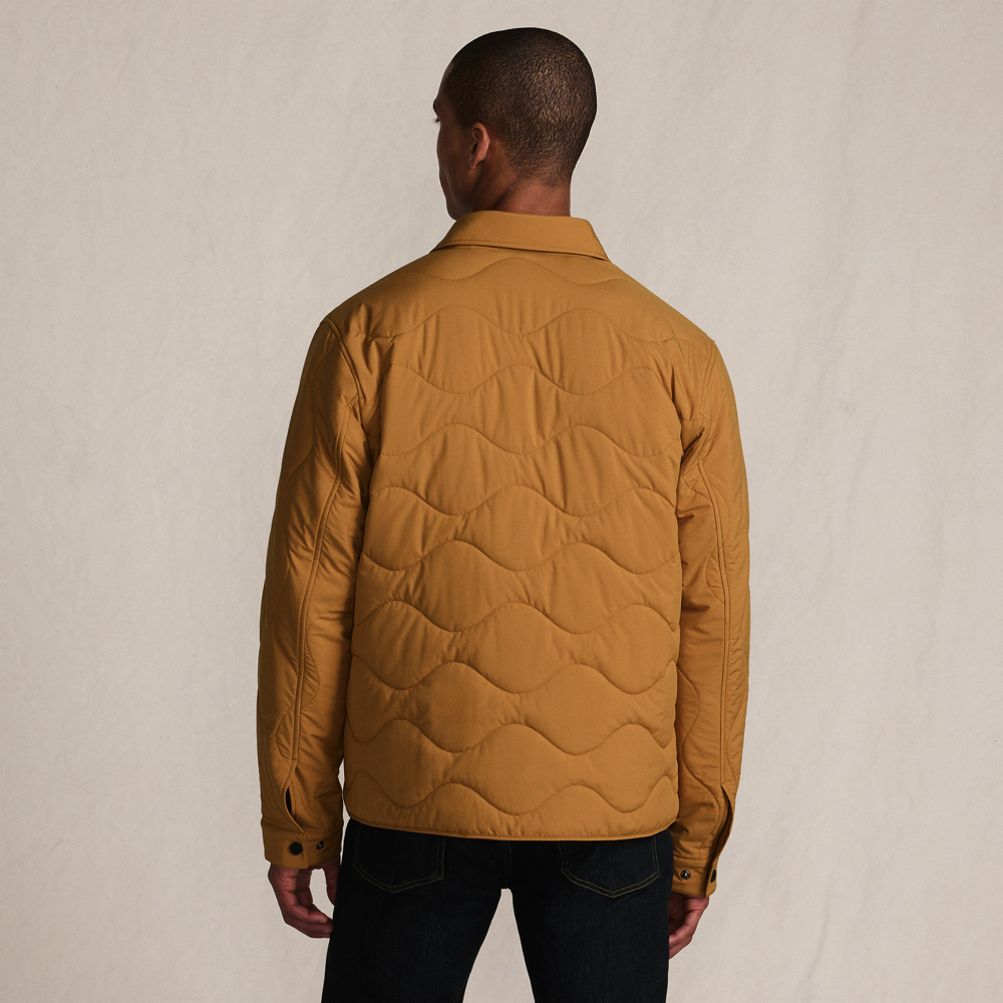 Men's Quilted Insulated Shirt Jacket | Lands' End