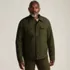 Men's Quilted Insulated Shirt Jacket, Front