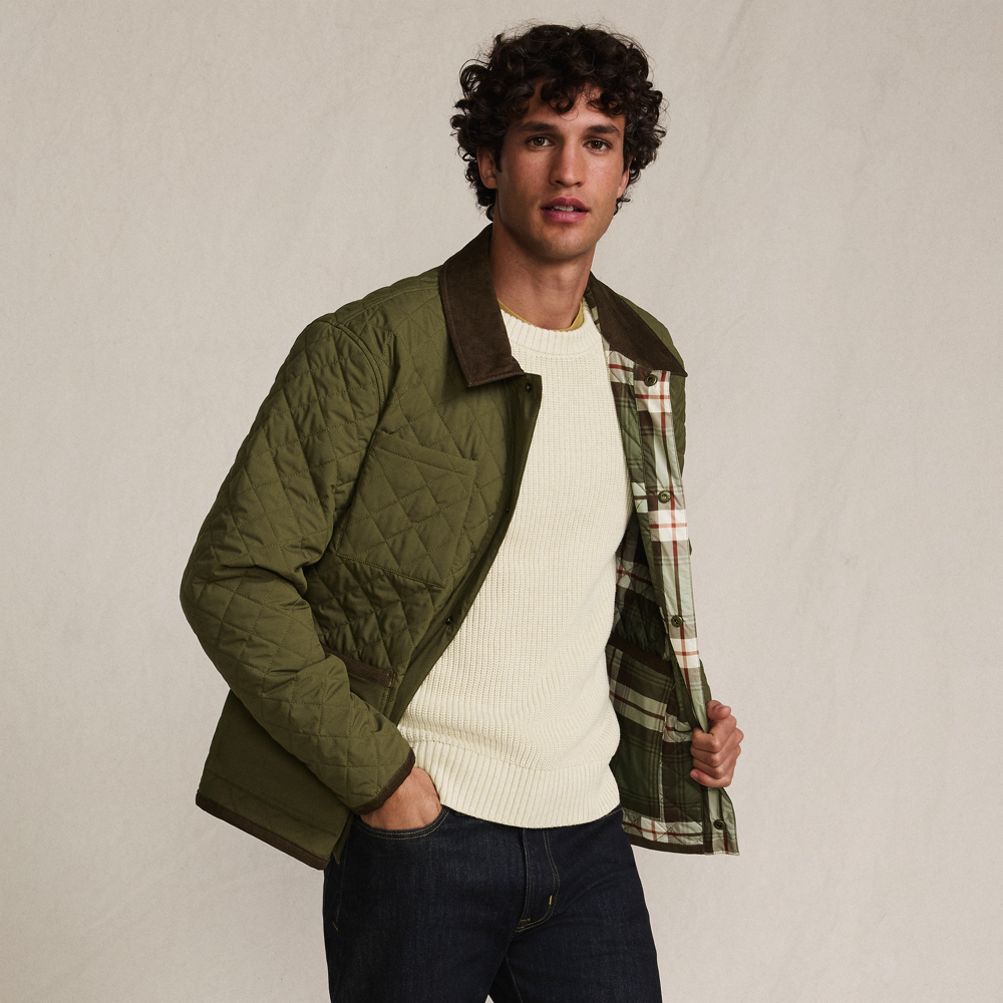 Men's Reversible Insulated Barn Jacket | Lands' End