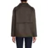 Women's Reversible Shearling Fleece Button Front Coat, Back