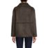 Women's Reversible Shearling Fleece Button Front Coat, Back