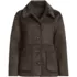 Women's Reversible Shearling Fleece Button Front Coat, Front