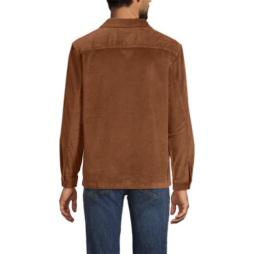 Lands' End Cord-jacke Im Worker-stil, Herren, Größe:44-46 Regular, Orange, Elasthan/baumwoll-mischung, By Lands' End 