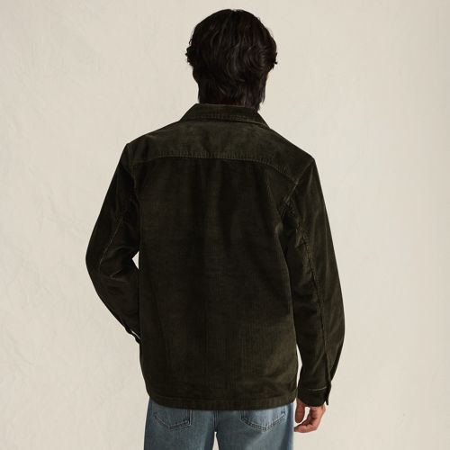  Lands' End Cord-jacke Im Worker-stil, Herren, Größe:44-46 Regular, Braun, Elasthan/baumwoll-mischung, By Lands' End 