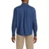 Men's Long Sleeve Indigo Work Shirt, Back