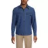Men's Long Sleeve Indigo Work Shirt, Front