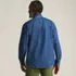 Men's Long Sleeve Indigo Work Shirt, Back