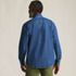 Men's Long Sleeve Indigo Work Shirt, Back