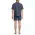 Men's Short Sleeve Essential Short Sleep Set, Back