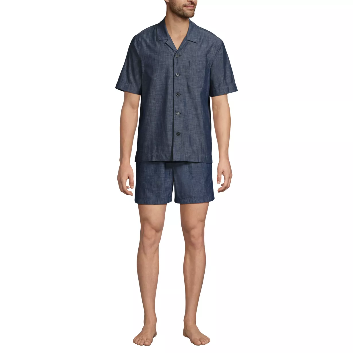 Men's Short Sleeve Essential Short Sleep Set