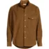 Men's Long Sleeve Wide Wale Corduroy Shirt, Front
