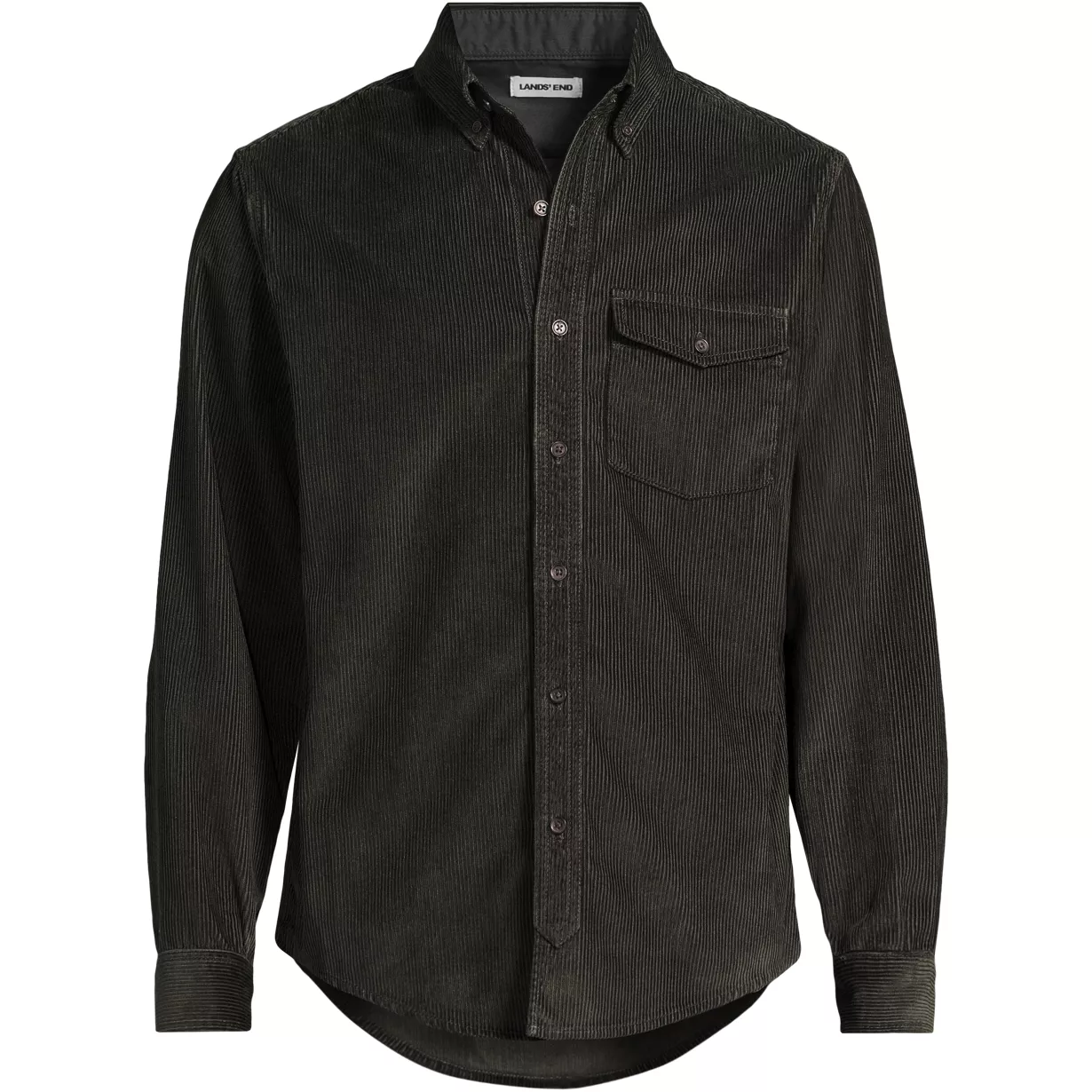 Men's Long Sleeve Wide Wale Corduroy Shirt