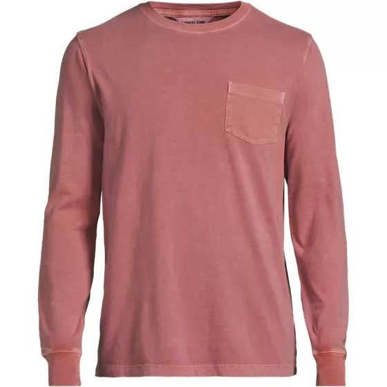 Mens Long Sleeve Pocket Sun Faded Super-T Tee - primary
