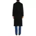 Women's Petite Wool Wrap Long Coat, Back