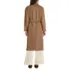 Women's Wool Wrap Long Coat, Back