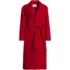 Women's Wool Wrap Long Coat, Front