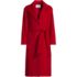 Women's Wool Wrap Long Coat, Front