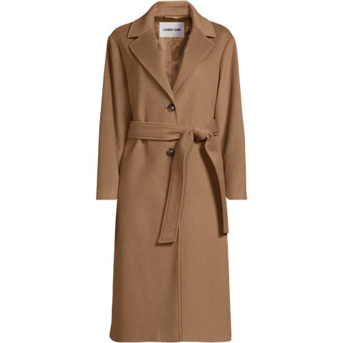 Women's Wool Wrap Long Coat - image 4