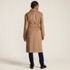 Women's Wool Wrap Long Coat, Back