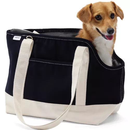 Canvas Dog Tote Carrier, Front