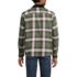 Men's Authentic Flannel Shirt with Corduroy Collar, Back