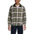 Men's Authentic Flannel Shirt with Corduroy Collar, Front