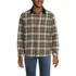 Men's Authentic Flannel Shirt with Corduroy Collar, Front