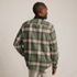 Men's Authentic Flannel Shirt with Corduroy Collar, Back
