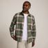 Men's Authentic Flannel Shirt with Corduroy Collar, Front
