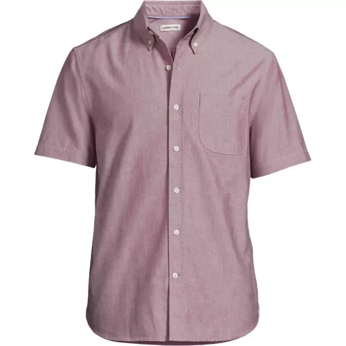 Men's Short Sleeve Sail Rigger Oxford Shirt, Front