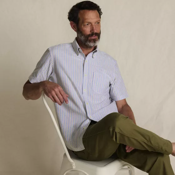 Men's Short Sleeve Sail Rigger Oxford Shirt - primary