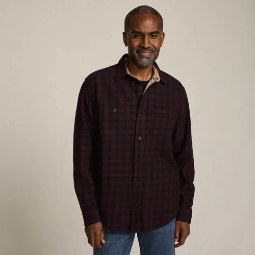 Men's Long Sleeve Authentic Flannel Shirt, alternative image