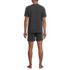 Men's Short Sleeve Knit Jersey Short Sleep Set, Back