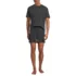 Men's Short Sleeve Knit Jersey Short Sleep Set, Front