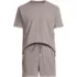 Men's Short Sleeve Knit Jersey Short Sleep Set, Front