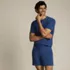 Men's Short Sleeve Knit Jersey Short Sleep Set, alternative image