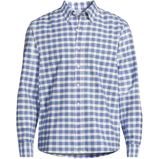 Men's Tall Long Sleeve Easy Fit Sail Rigger Oxford Shirt - primary