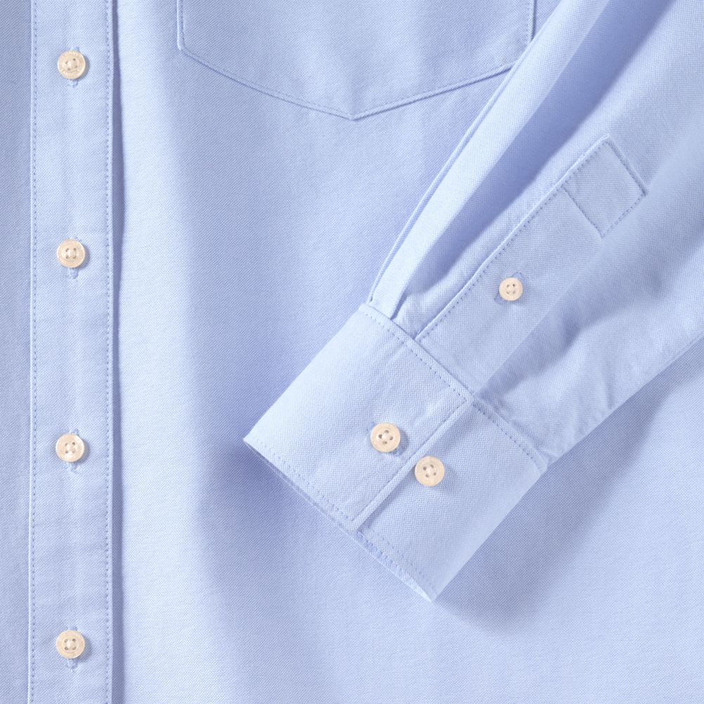Women's Oversized Oxford Button Front Shirt | Lands' End