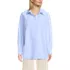 Women's Oversized Oxford Button Front Shirt, Front