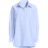 Women's Oversized Oxford Button Front Shirt, Front