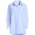 Women's Oversized Oxford Button Front Shirt, Front