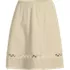 Women's Voile Ladder Trim Above the Knee Skirt, Front